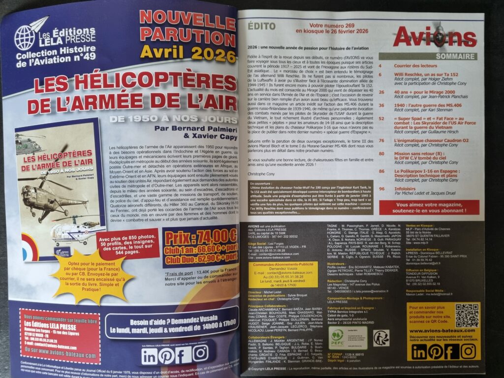 Couverture Avions n°268